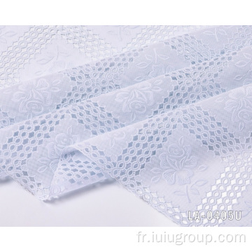 Nappe en dentelle blanche personnalisée en PVC